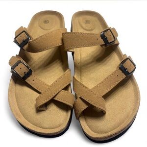 Tan Cork Sandals